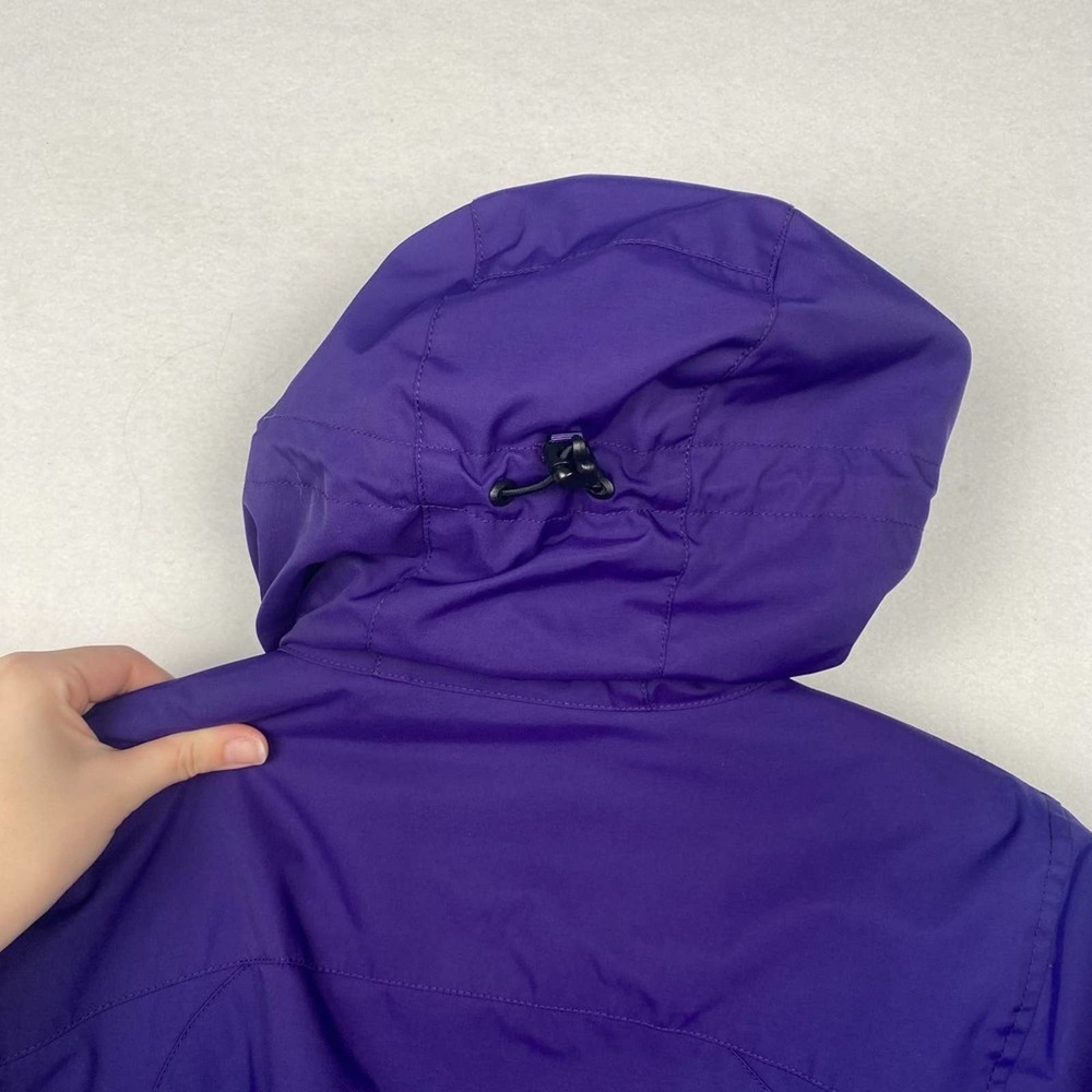 L.L.Bean Women's Small Purple Fleece Lined Hooded Zip Up Winter Jacket Coat‎ - Picture 8 of 14